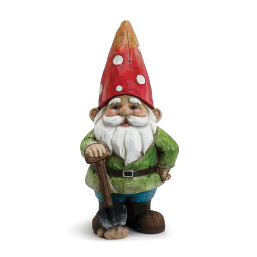 Colorful Gnome with Shovel