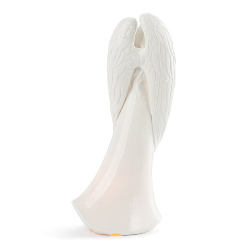 Porcelain Light Up Angel - Back View