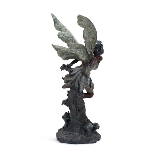 Bronze Kissing Fairy, back view