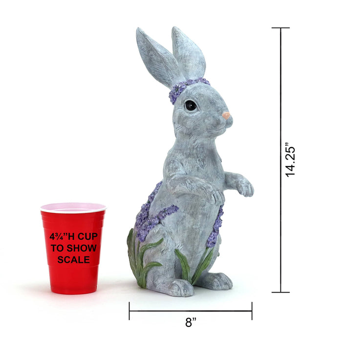 Standing Bunny with dimensions