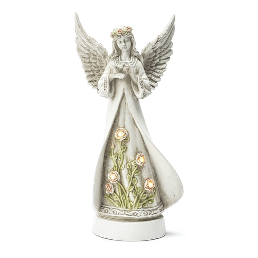 LED Flower Angel Holding Bird