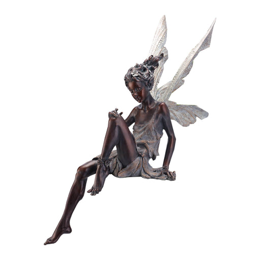 Bronze Sitting Fairy