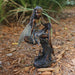 Bronze Finish Sitting Fairy Figure in Garden